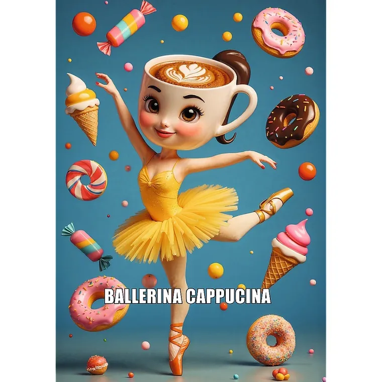 Trefl, BrainRots, Ballerina Cappuccina, puzzle, 200 piese