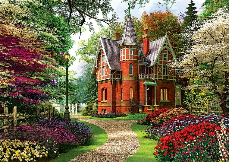 Trefl, Cabana victoriana, puzzle, 1000 piese