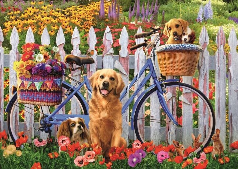 Trefl, Caini, puzzle, 500 piese