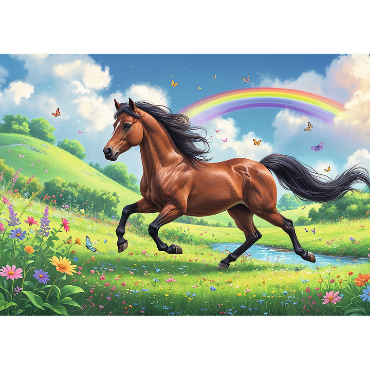 Trefl, Cal, puzzle, 200 piese