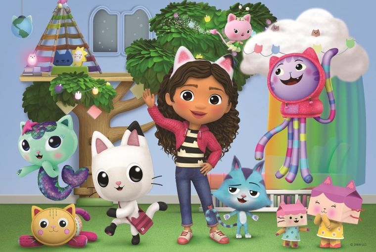 Trefl, Casa de papusi a lui Gabi, puzzle, 100 piese