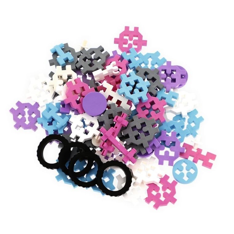 Trefl, Connect, Basic Girl, set de constructie, 70 piese, 61982