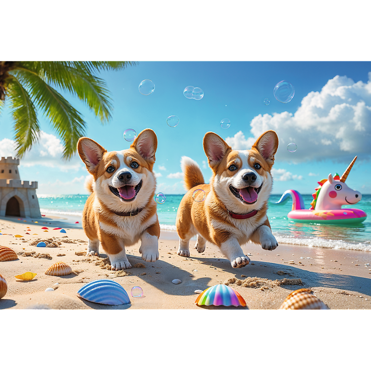 Trefl, Corgi, puzzle, 100 piese
