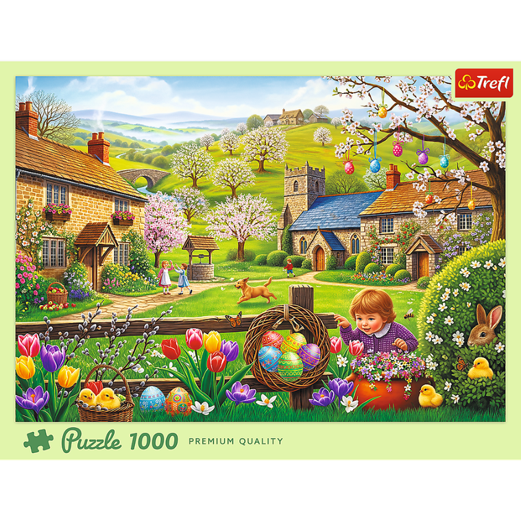 Trefl, Easter Egg Hunt, puzzle, 1000 piese