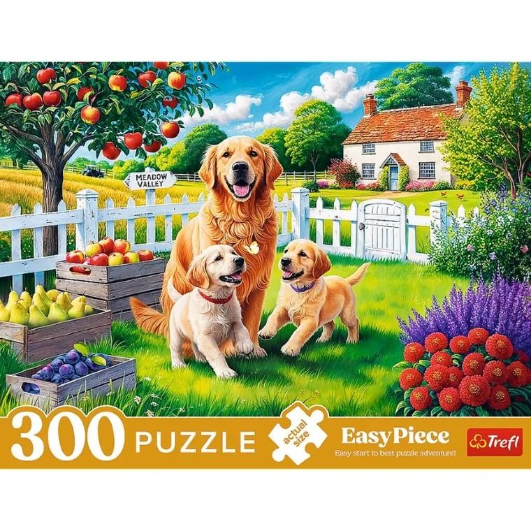 Trefl, EasyPiece, Dogs in the Countryside, puzzle, 300 piese