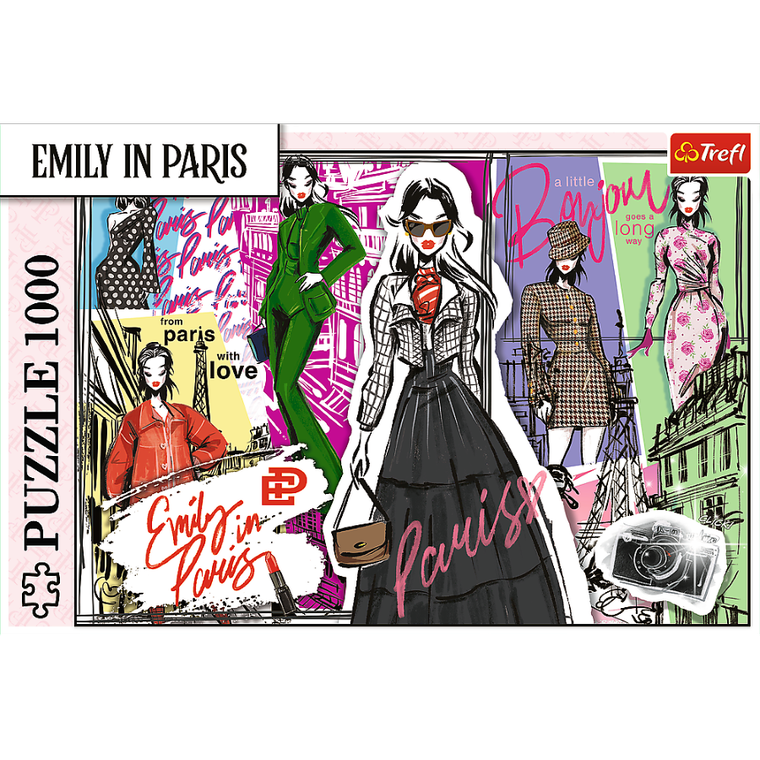 Trefl, Emily in Paris: Fashion Inspirations, puzzle, 1000 piese