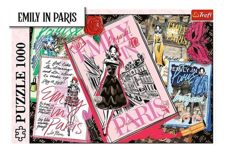 Trefl, Emily in Paris: Fashion Magazine, puzzle, 1000 piese