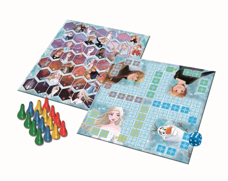 Trefl, Frozen 2, Ludo / Serpi si scari, joc