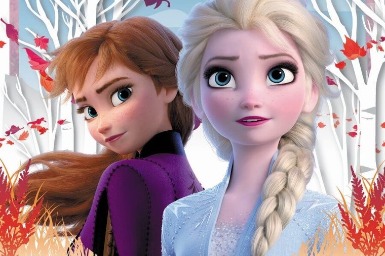 Trefl, Frozen 2, Lumea fermecata a Annei si Elsa, puzzle, 60 piese