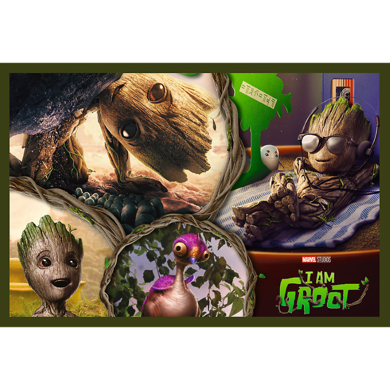 Trefl, Guardians of the Galaxy, I am Groot, puzzle, 2-200 piese