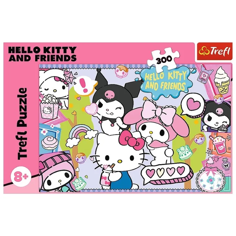 Trefl, Hello Kitty, puzzle, 300 piese