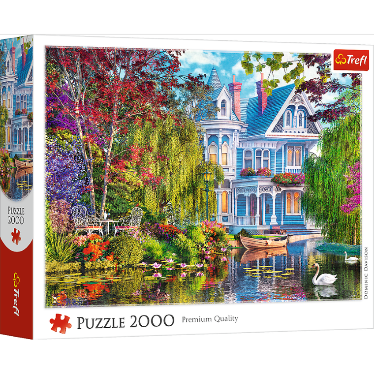 Trefl, House by the lake, puzzle, 2000 piese