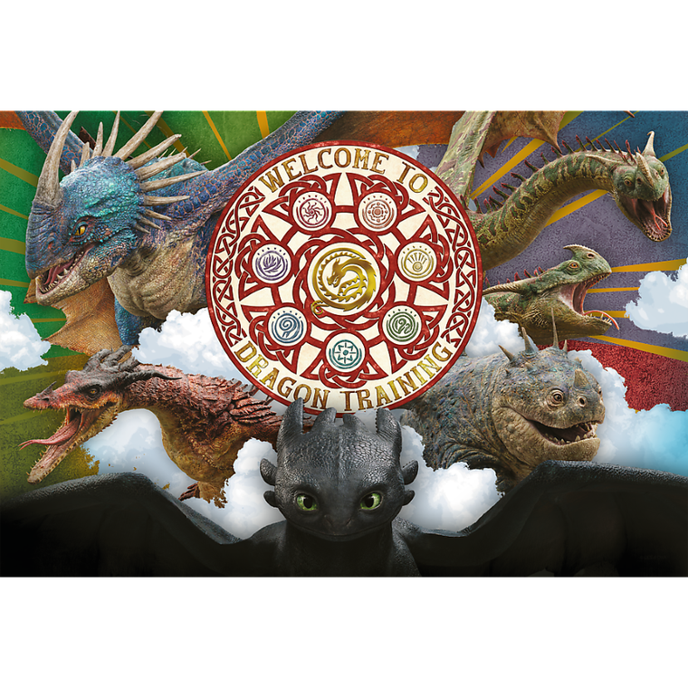 Trefl, How To Train Your Dragon, puzzle, 100 piese