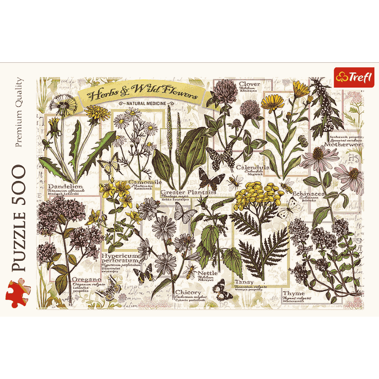 Trefl, Ierburi, puzzle, 500 piese