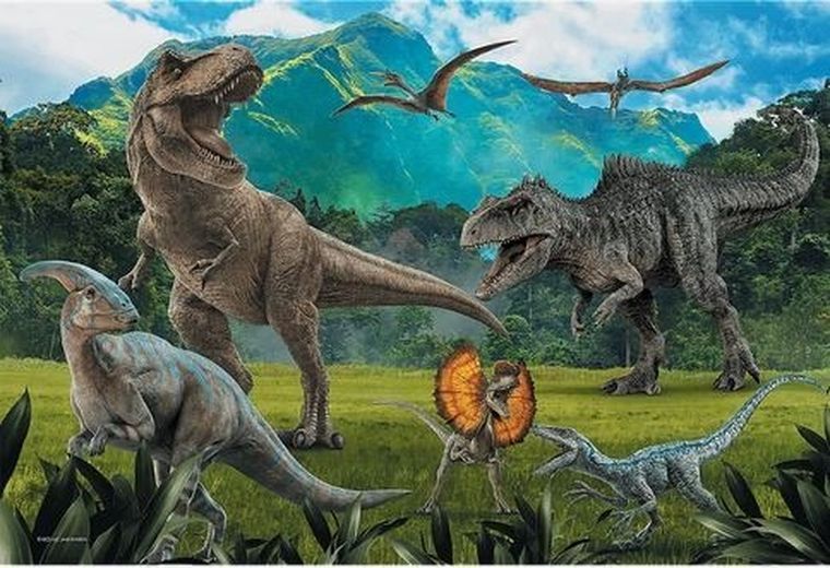Trefl, Jurassic Park, dinozauri, puzzle, 100 elemente
