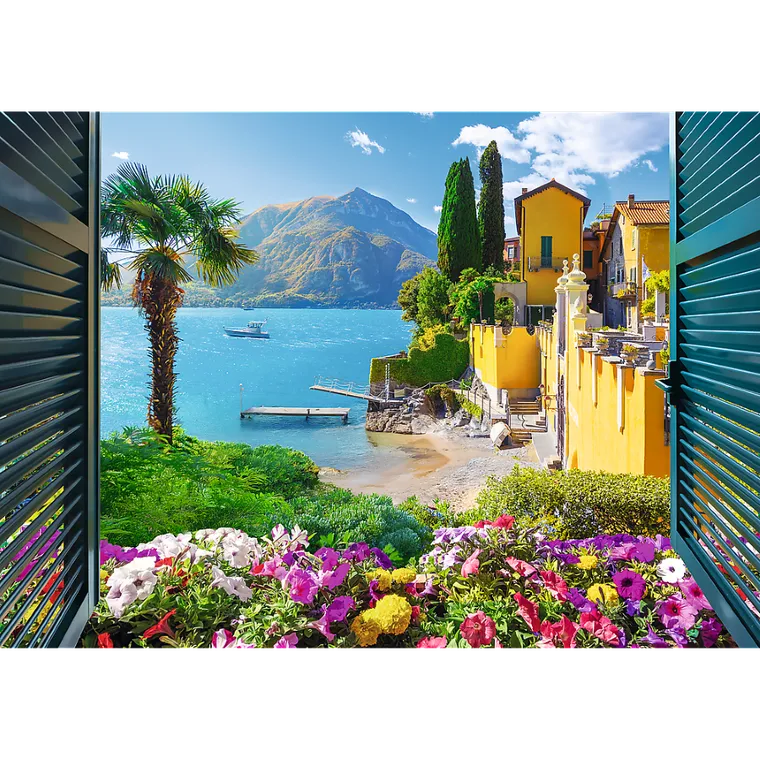 Trefl, Lake Como, puzzle, 1000 piese