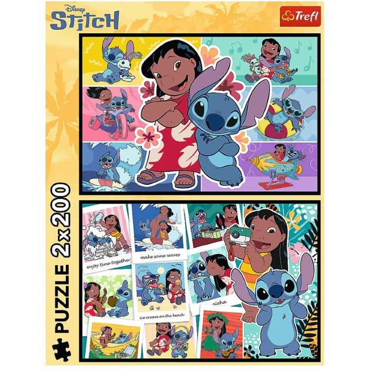 Trefl, Lilo si Stitch, puzzle, 2-200 piese