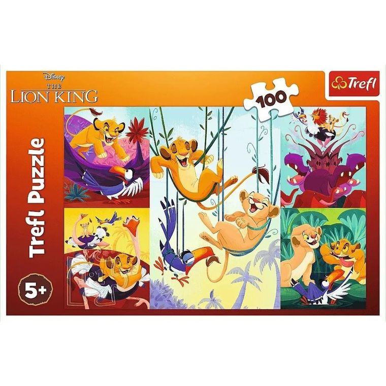 Trefl, Lion King, puzzle, 100 piese