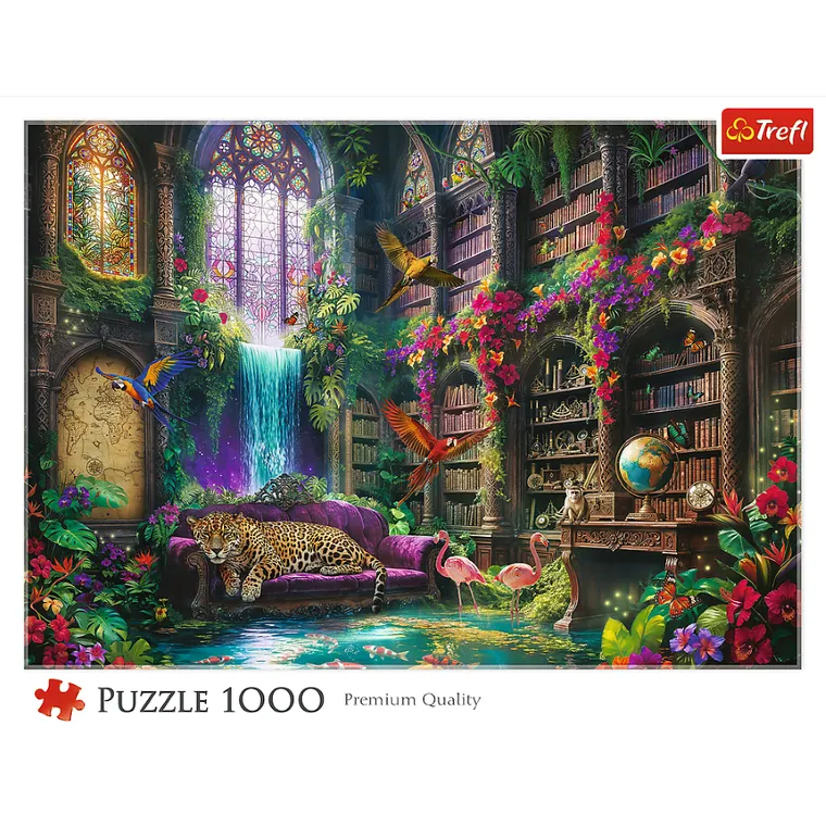 Trefl, Magic Library, puzzle, 1000 piese