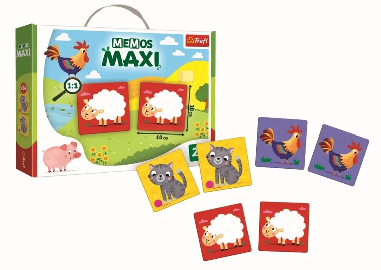 Trefl, Memo-uri Maxi Ferma, joc