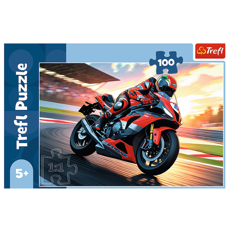 Trefl, Motorcycle, puzzle, 100 piese