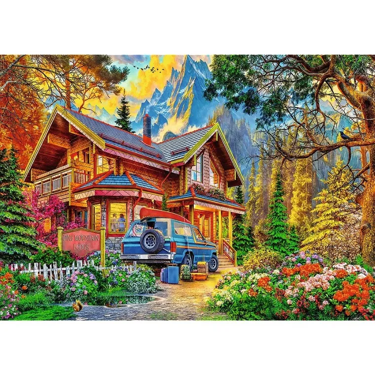 Trefl, Mountain Vacation Time, puzzle, 2-500 piese