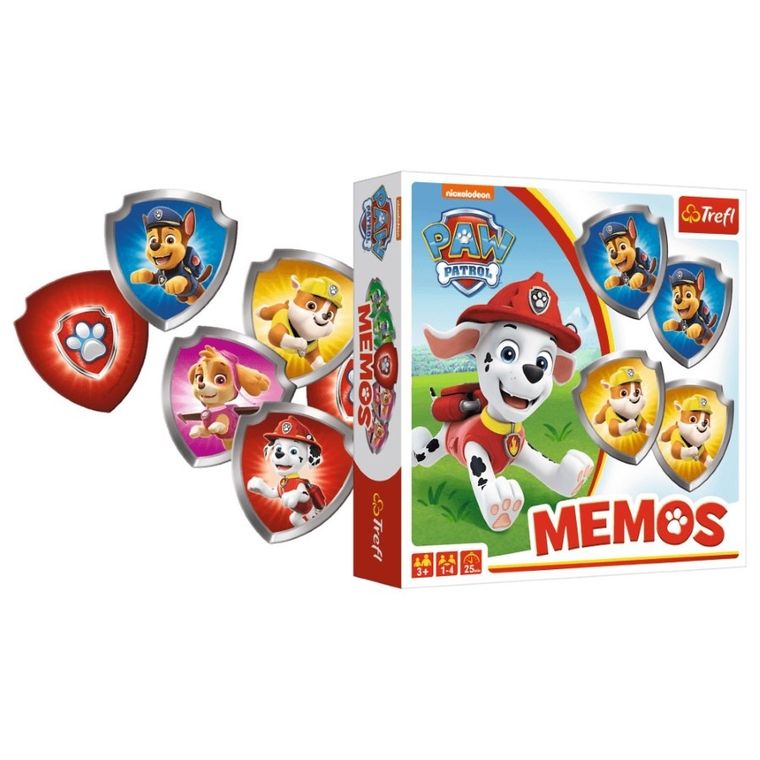 Trefl, Paw Patrol, memo-uri, joc