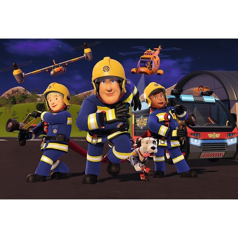 Trefl, Pompierul Sam, puzzle, 60 piese