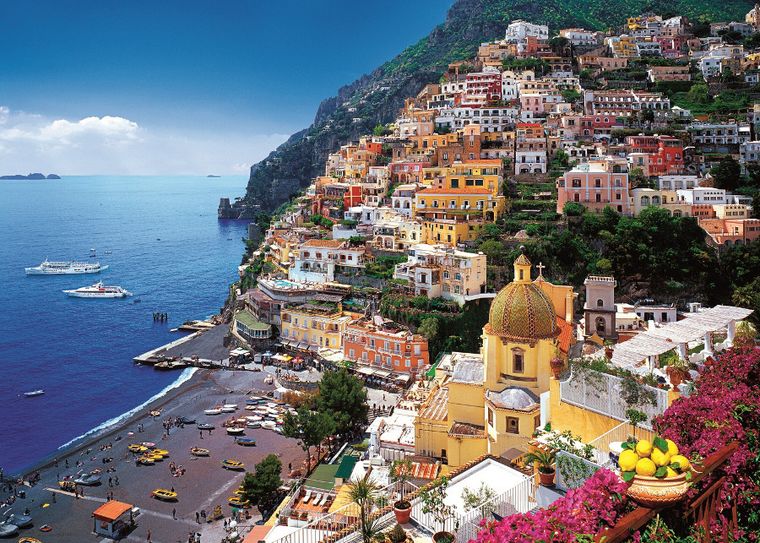 Trefl, Positano, Italia, puzzle, 500 piese