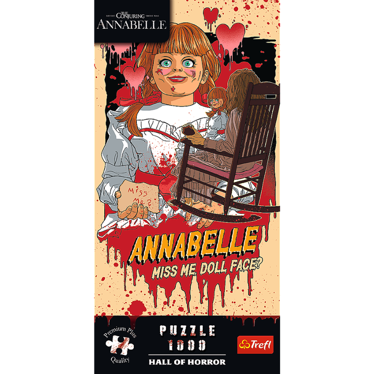 Trefl, Premium Plus, Hall of Horror, Annabelle, puzzle, 1000 piese