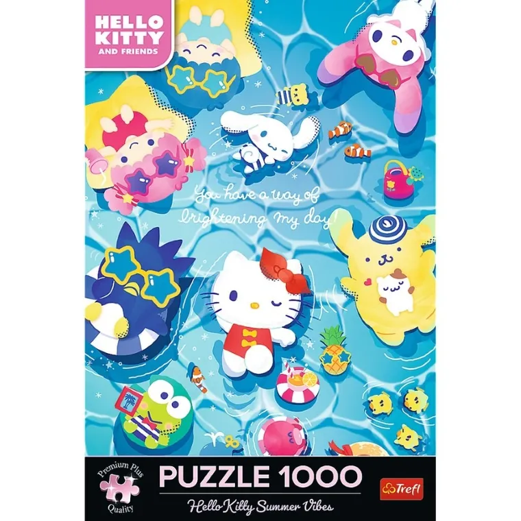 Trefl, Premium Plus, Hello Kitty, puzzle, 1000 piese