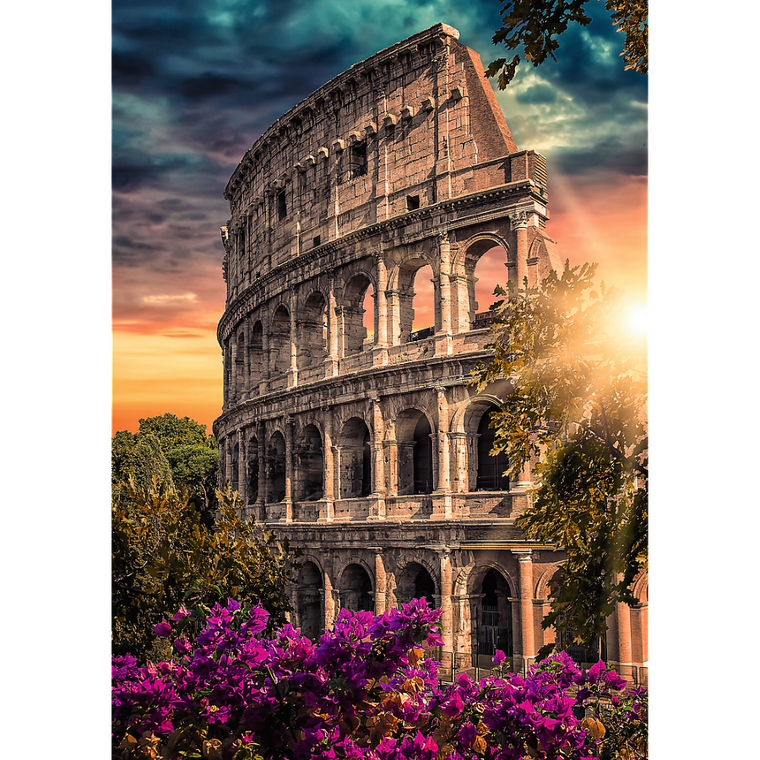 Trefl, Premium Plus, Photo Odyssey, Colosseum, Rome, puzzle, 1000 piese