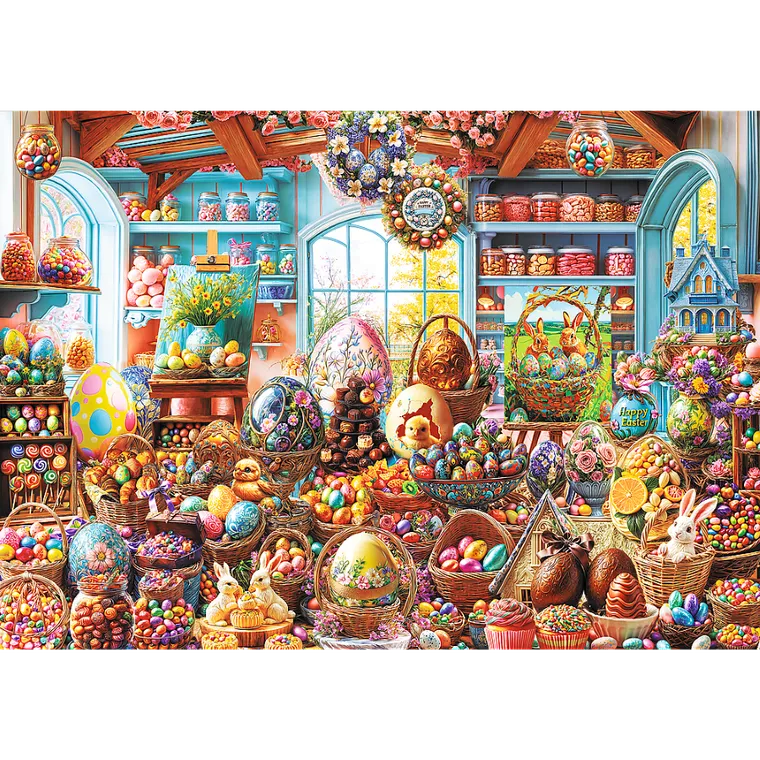 Trefl, Premium Plus, Spring Bloom, Easter Candy Shop, puzzle, 500 piese