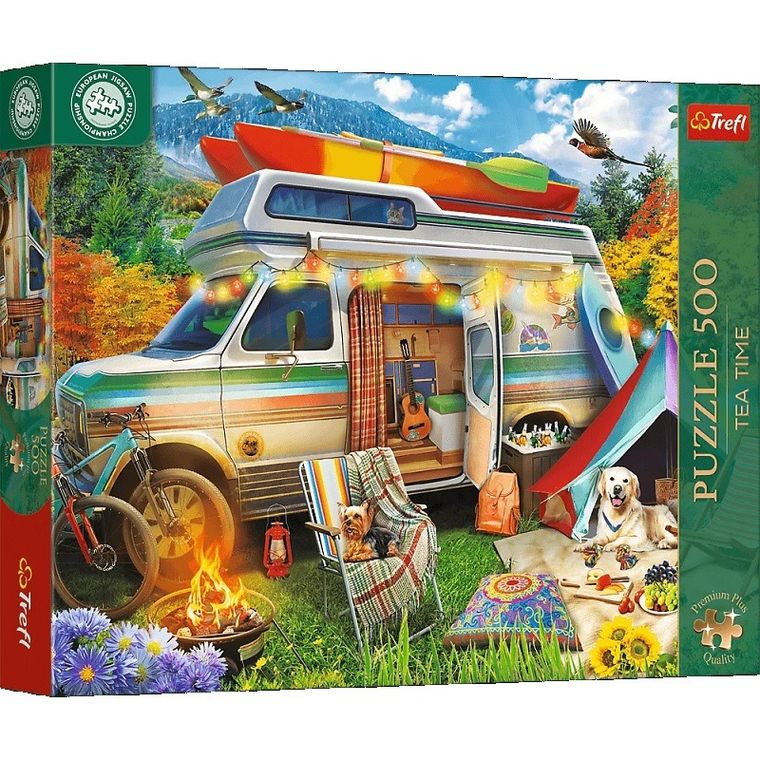 Trefl, Premium Plus, Tea Time, Camper, puzzle, 500 piese