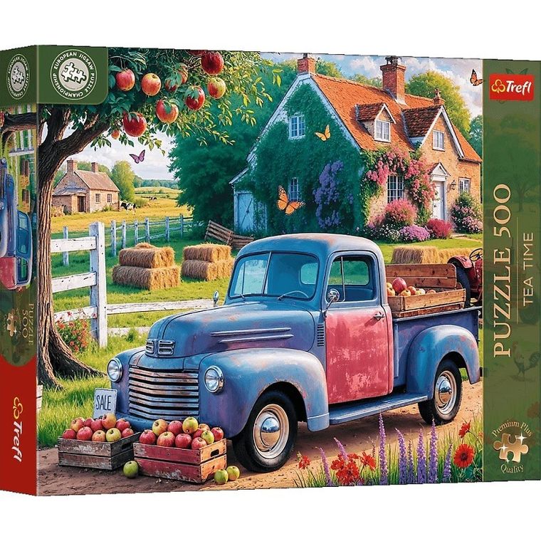 Trefl, Premium Plus, Tea Time, Truck on the Farm, puzzle, 500 piese