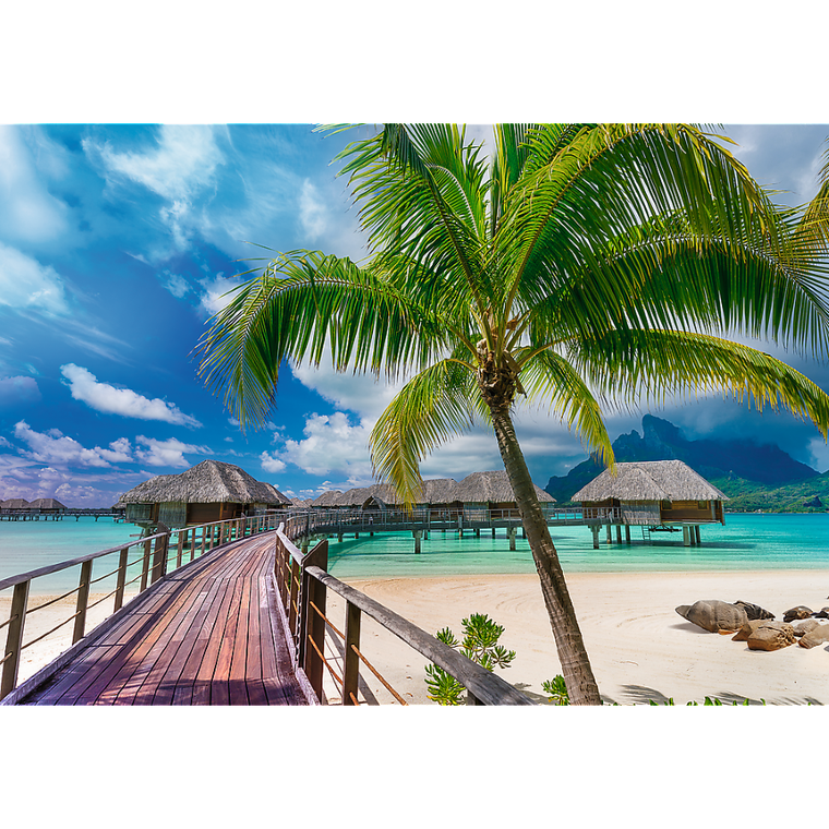 Trefl, Prime UFT, Wanderlust: Paradise Beach, Bora-Bora, puzzle, 1000 piese