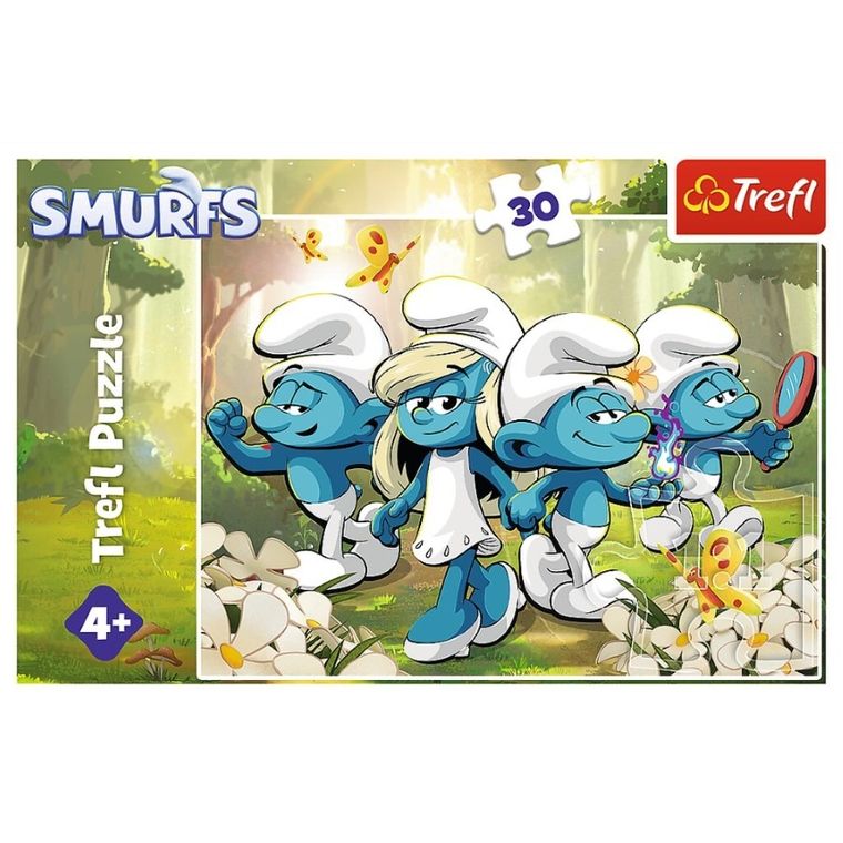 Trefl, Smurfs, puzzle, 30 piese