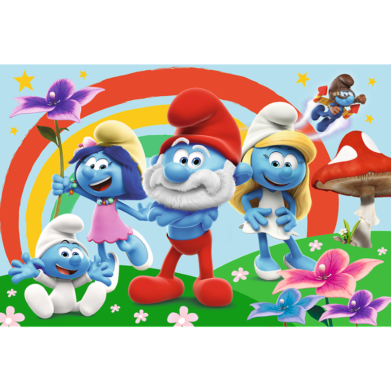 Trefl, Smurfs, puzzle maxi, 24 piese