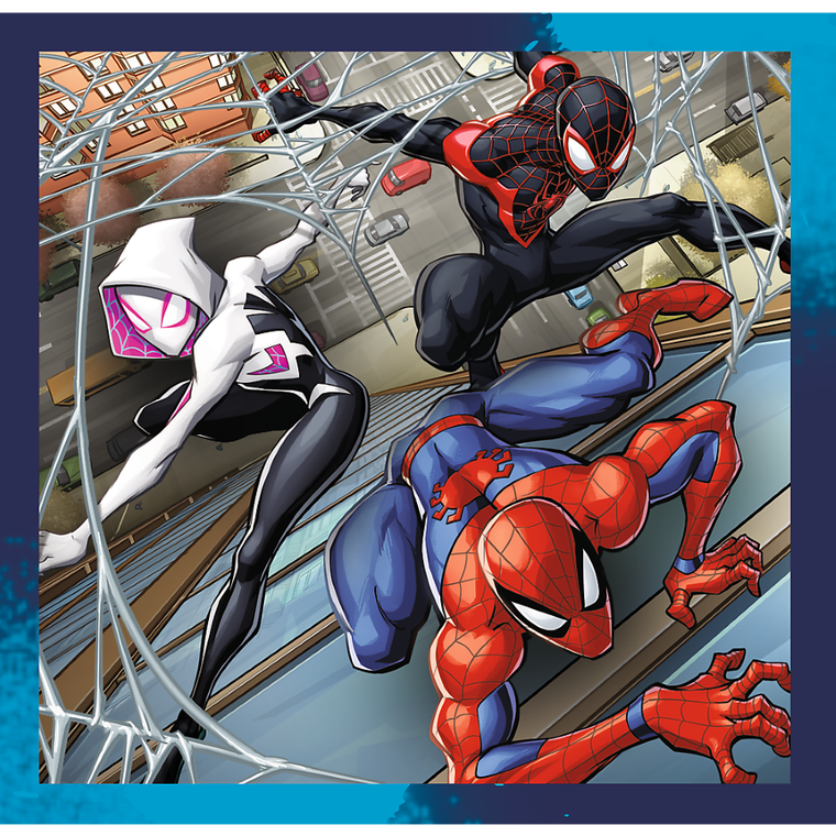 Trefl, Spider-Man, puzzle 3in1, 106 piese