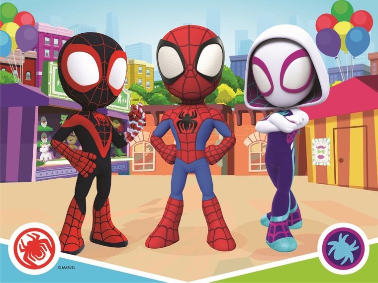 Trefl, Spidey si Prietenii sai fantastici, Aventurile lui Spidey si prietenii sai, puzzle, 30 piese