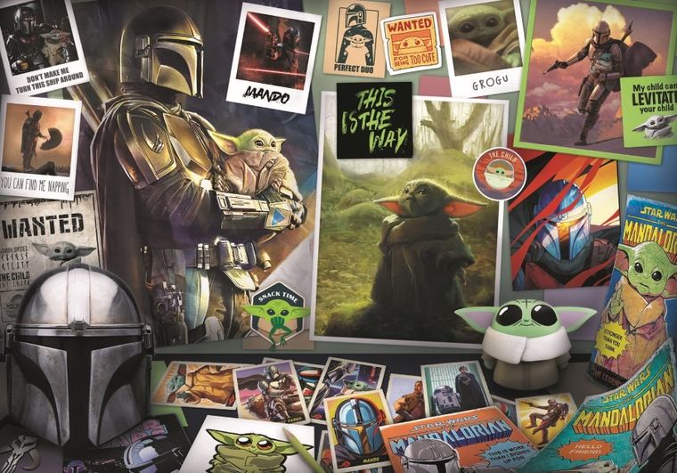 Trefl, Star Wars Mandalorian, Colectia Grogu, puzzle, 1000 piese