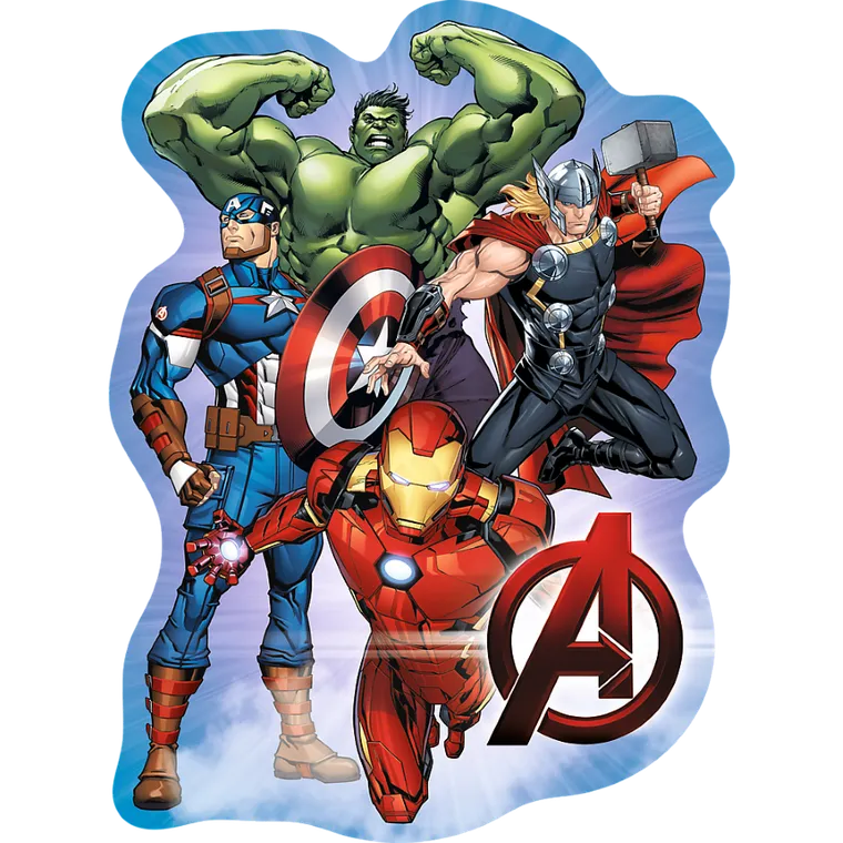 Trefl, The Avengers, puzzle din lemn, 50 piese