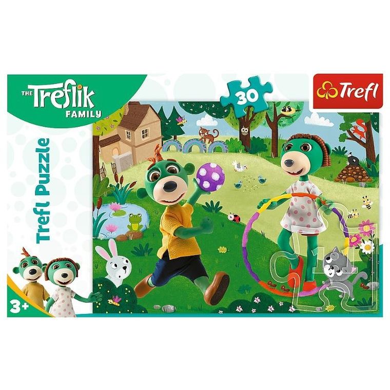 Trefl, Trefliks, puzzle, 30 piese