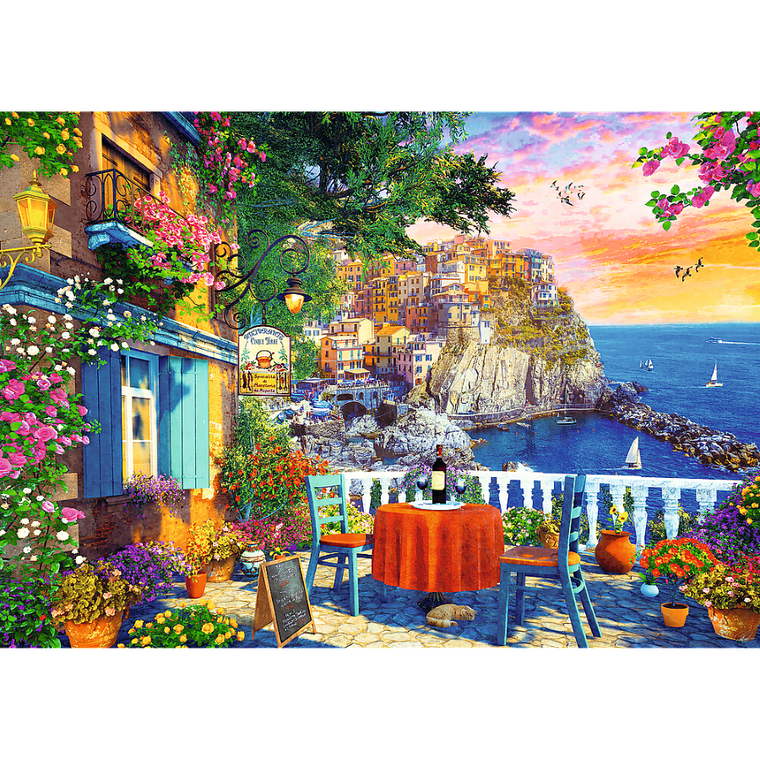 Trefl, View on Cinque Terre, puzzle, 1000 piese