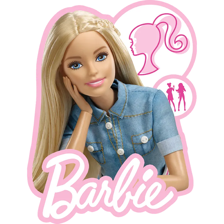 Trefl, Wood Craft Junior, Barbie, puzzle din lemm, 50 piese