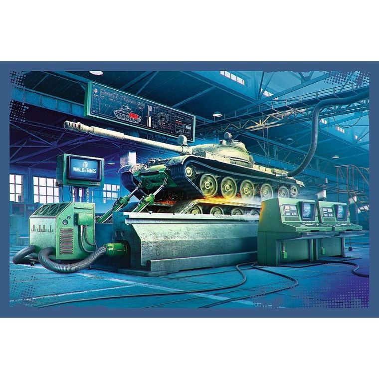 Trefl, World of Tanks, puzzle, 2-200 piese