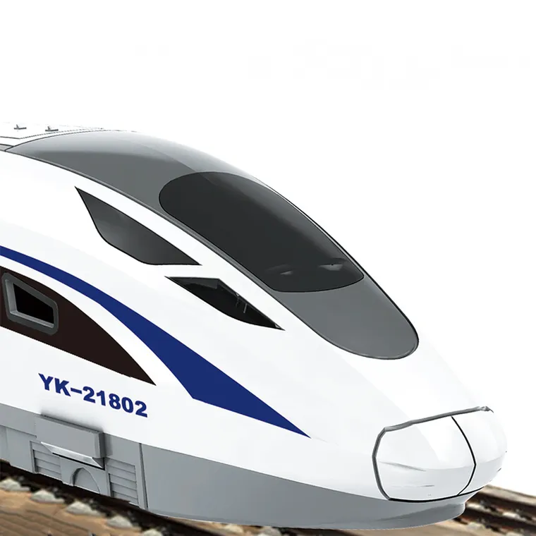 Tren, vehicul cu telecomanda, lumini si sunete, 30 elemente