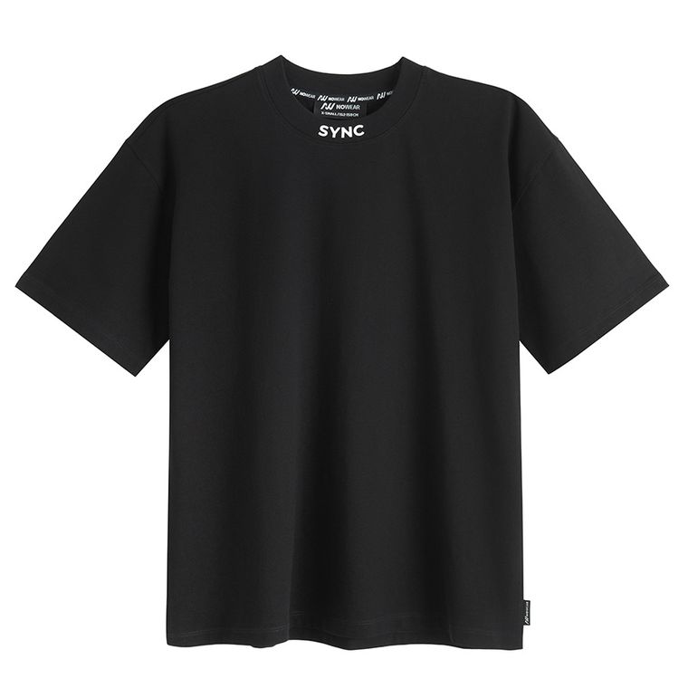 Tricou basic cu croiala oversize NOWEAR