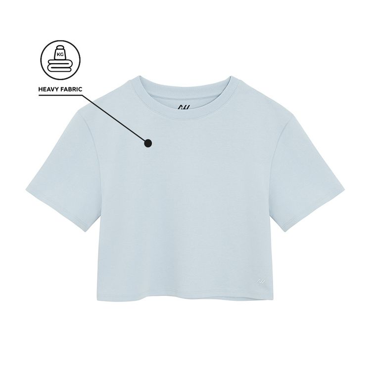 Tricou basic cu croiala scurta NOWEAR