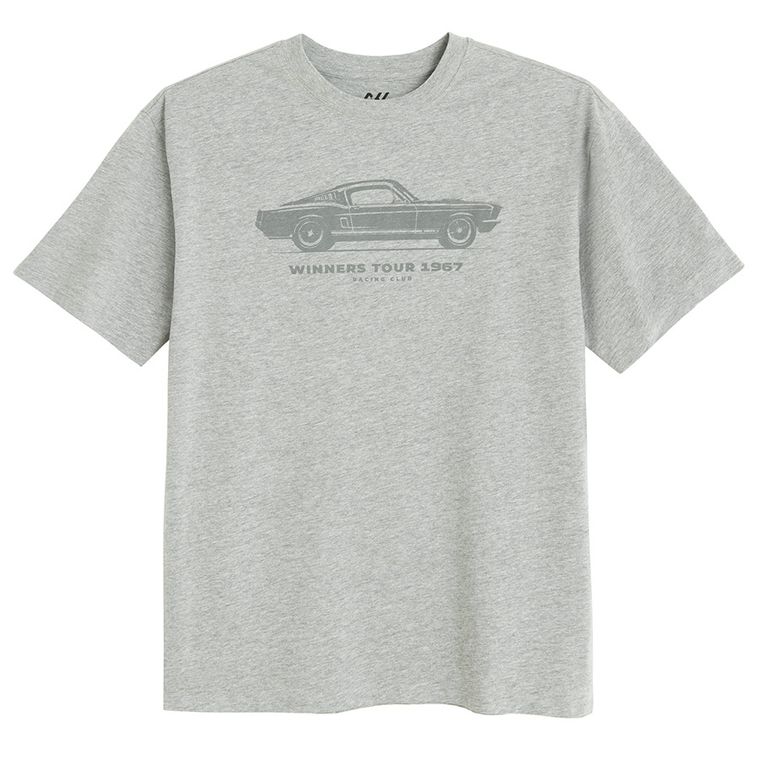 Tricou cu imprimeu oversize NOWEAR